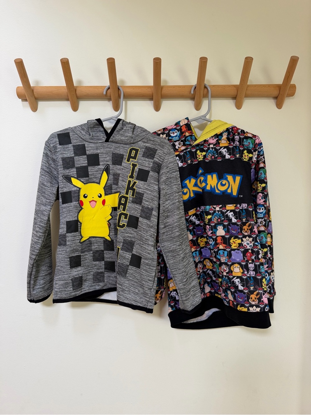 Pokemon Kids' Gray Hoodie and Graphic Hoodie (2 Sweatshirts)